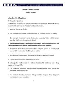 EELS SCHOOLS | M3 Final Rev. Model Answers